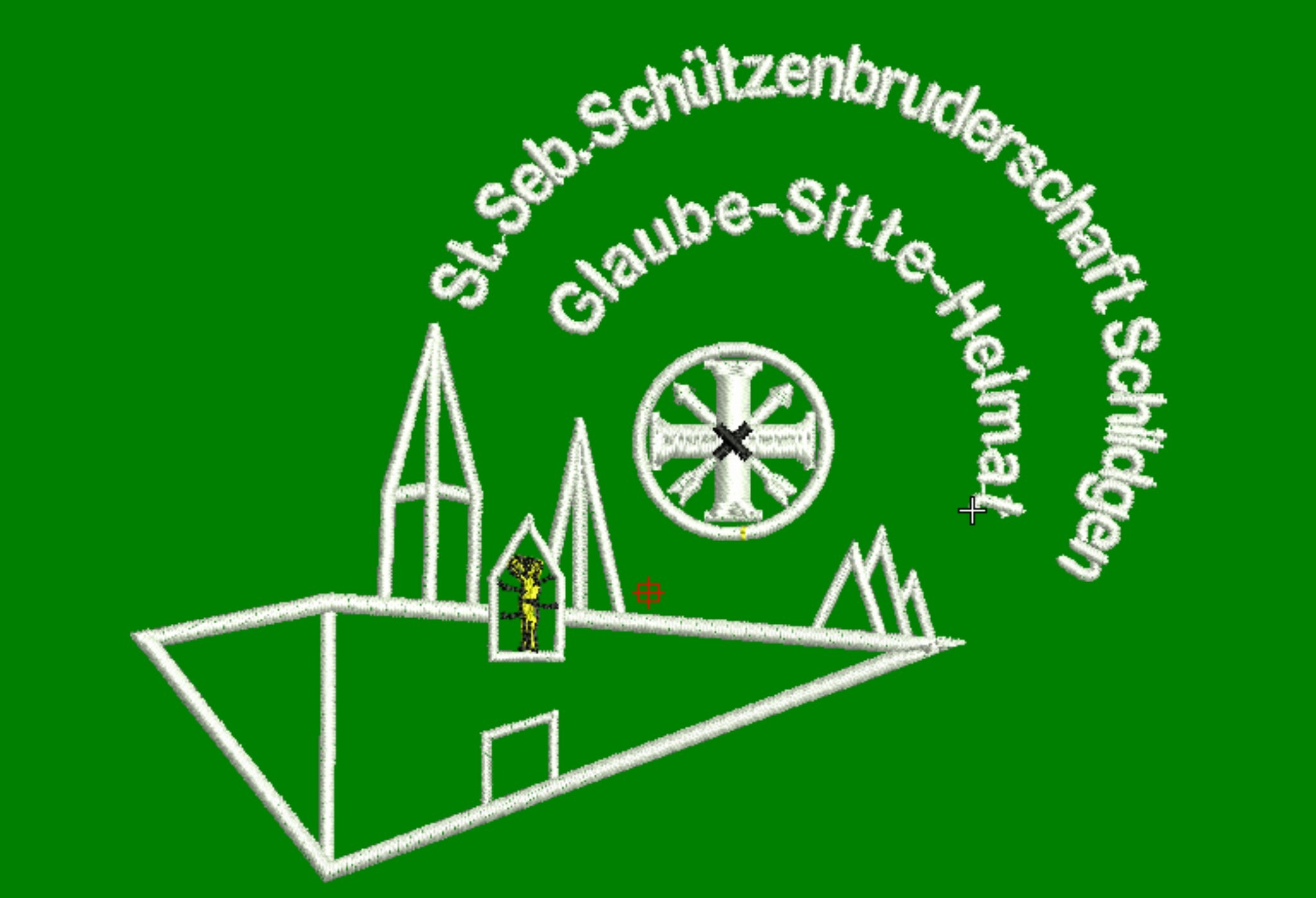 Schützen Brust